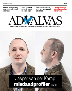 Jasper van der Kemp misdaadprofilerpag 10 - VU