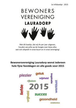 Infoboekje nr.1 - 2015 klik hier