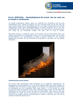 DAS journaal februari 2014 - Rechtsbijstand na brand - Ad-Vice