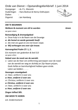 Jaargang 12 nr - Opstandingskerk De Bilt