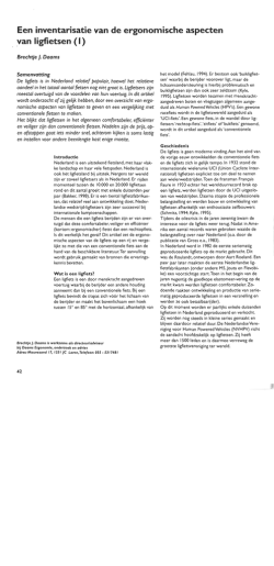 Een inventarisatie van de ergonomische aspecten _van ligﬁetsen (l)