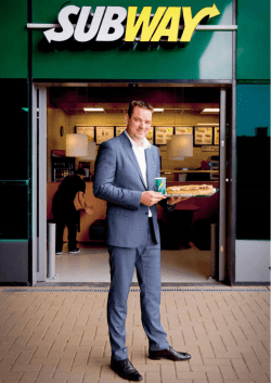 dit artikel - SUBWAY&reg; franchise