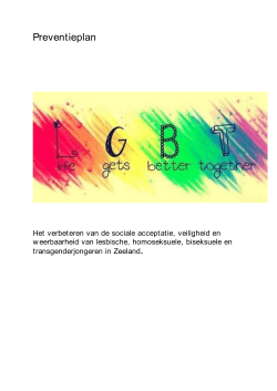 Preventieplan - Anti Discriminatie Bureau Zeeland