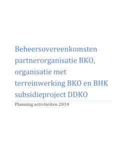 jaarplan 2014 (pdf) - Vlaams Agentschap Zorg en Gezondheid