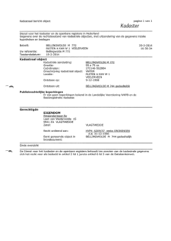 Informatie perceel M 772