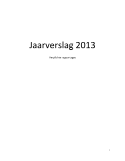 Jaarverslag 2013 (pdf)