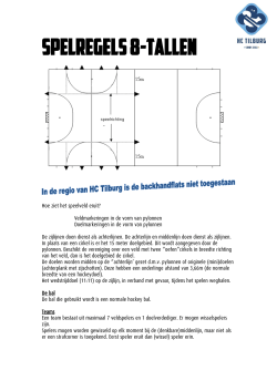 Spelregels achttal hockey 24082014