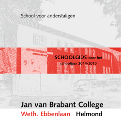 Jan van Brabant College Weth. Ebbenlaan Helmond