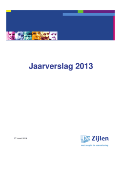 Jaarverslag 2013