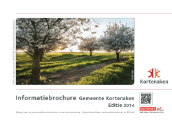 Informatiebrochure Gemeente Kortenaken Editie 2014