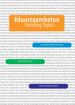 duurzaambeton - trending topics