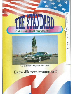 The Standard - Cadillac Club Nederland