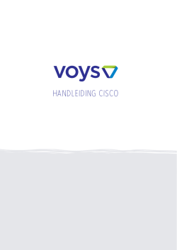 Handleiding Cisco, bureautoestel (pdf)