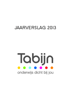 Jaarverslag 2013 definitief (totaal)