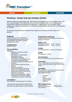 Herhalingsopleiding Bedrijfshulpverlener (BHV)