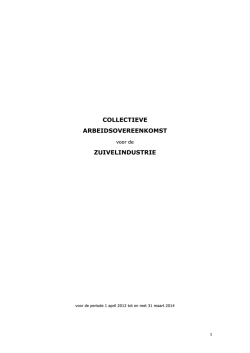 Download hier de CAO Zuivelindustrie 2012 t/m 2014