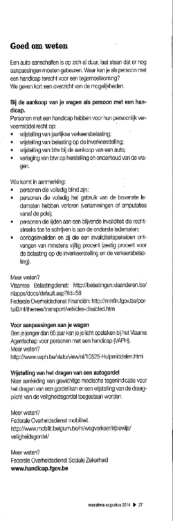 Goed om weten
