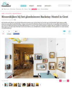 de standaard_06/2014 - Backstay Hostel Ghent