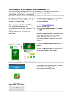 Handleiding app
