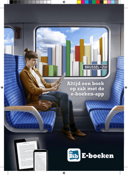 Altijd een boek op zak met de e-boeken-app