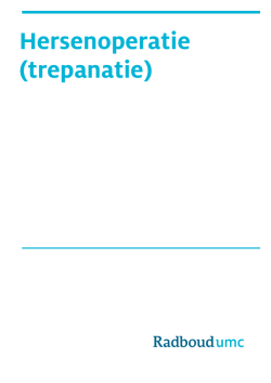 Hersenoperatie (trepanatie)