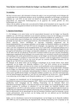 Bijlage bij het voorstel van het BFM op 1 juli 2014 (.PDF)