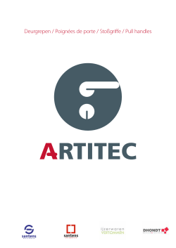 Deurgrepen Artitec - Santens Metaalwaren