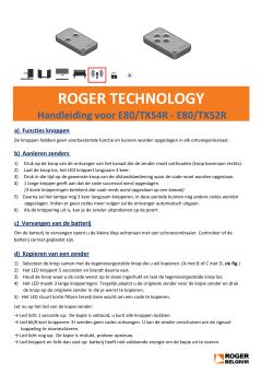 E80 - Roger Belgium