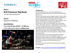 BvR Flamenco Big Band [NL] olv Bernard van Rossum