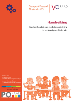 Handreiking medisch handelen en medicijnverstrekking