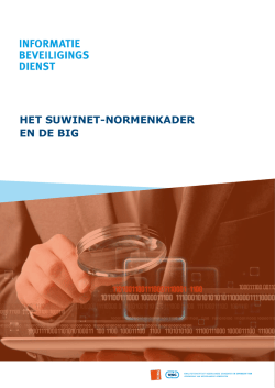 het suwINet-NoRmeNkadeR eN de BIG