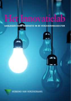 Het Innovatielab - Verbond van Verzekeraars