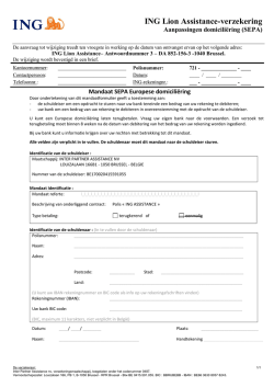 ING Lion Assistance-verzekering