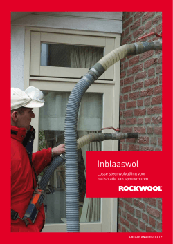 Brochure ROCKWOOL Inblaaswol