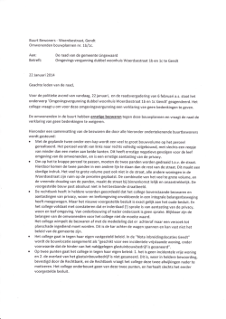 i. Woerdsestraat 1b Gendt Reactie buurt Omgevingsvergunning