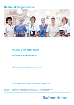 Informatie over stageperiode