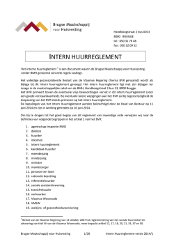 het intern huurreglement van de BMH kan u hier nalezen