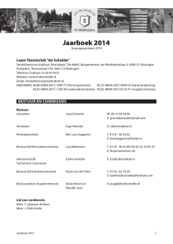 Jaarboek 2014 - LTC de Schelde