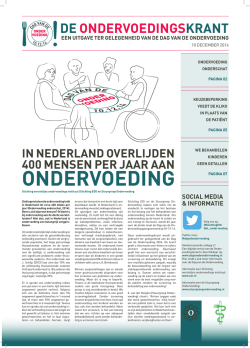 Ondervoedingskrant 2014