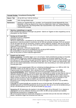 Bijlage 2 Verslag consulterend overleg 26 mei