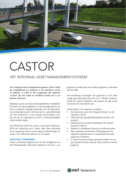 Download: Flyer Castor - Mijn Esri