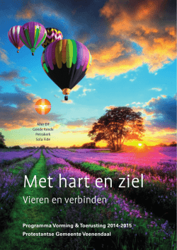 Programma vorming en toerusting voor het