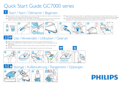 Quick Start Guide GC7000 series