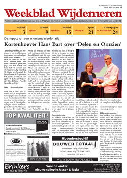 Weekblad Wijdemeren nummer 69 van 22-10-2014