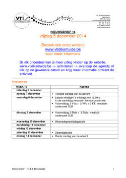 Lees onze laatste nieuwsbrief