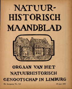 1957-05 06 - Natuurhistorisch Genootschap in Limburg