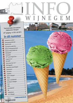 Info juli-augustus 2014