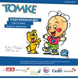 Download hier het document Tomke Inspiratieavond 2014