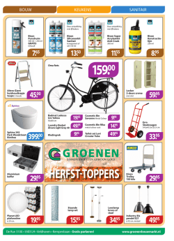 HERFST TOPPERS - Groenen Bouwmarkt
