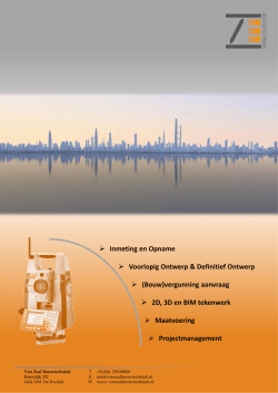 Brochure - van Zaal Bouwtechniek